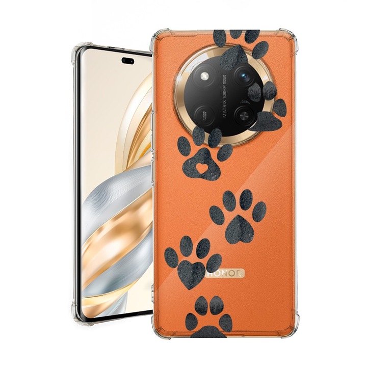 BestCase® Husa pentru Honor Magic7 Lite, Anti Shock 1.5MM, Dog Paw, Protectie camera, ecran si colturi, 1926355 AS 1013