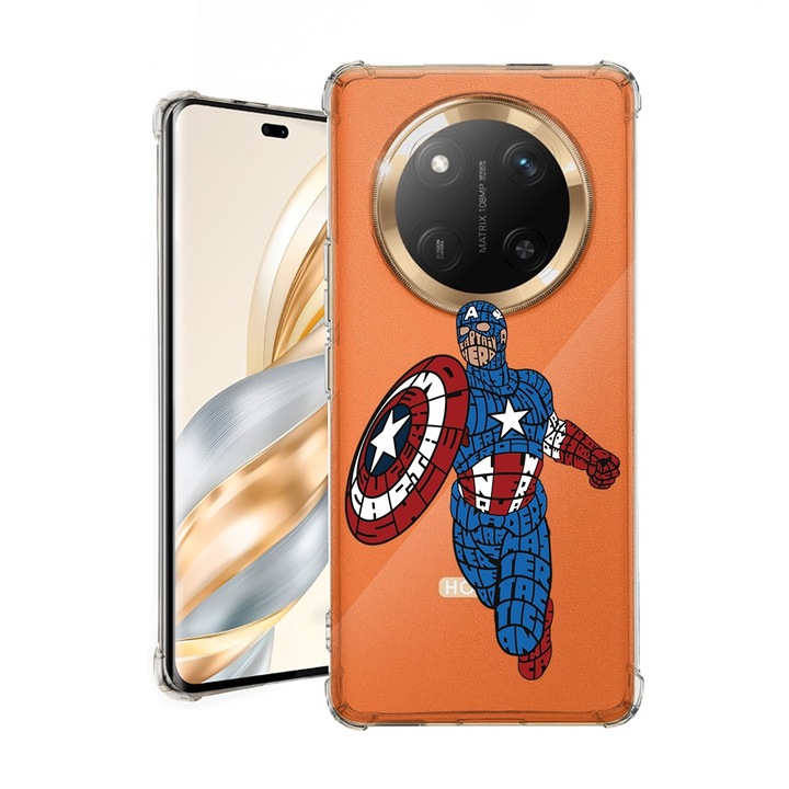 BestCase® Husa pentru Honor Magic7 Lite, Anti Shock 1.5MM, Calligraphy Stripes Hero, Protectie camera, ecran si colturi, 1926355 AS 1529