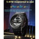 Ceas pentru copii Fudisenn®, Ceas cu alarma, Cronograf, Iluminare LED de fundal, Rezistent la apa 5 atm, Amovibil, Negru/Galben