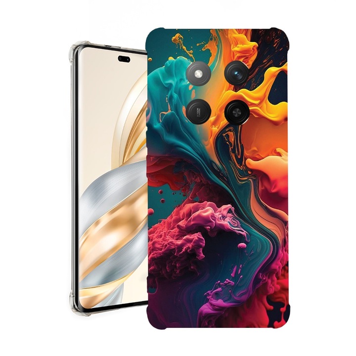 BestCase® Husa pentru Honor Magic7 Lite, Anti Shock 1.5MM, Liquid Colors, Protectie camera, ecran si colturi, 1926355 AS 1234