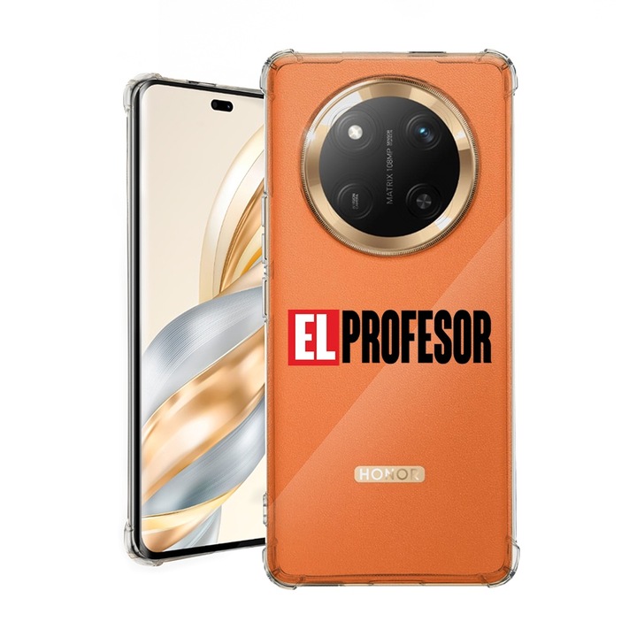 BestCase® Husa pentru Honor Magic7 Lite, Anti Shock 1.5MM, El Profesor, Protectie camera, ecran si colturi, 1926355 AS 1633