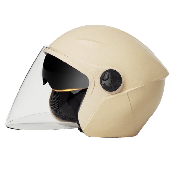 Casca moto TNEAYWHE, vizor dublu, protecție soc