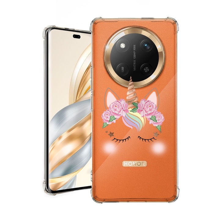 BestCase® Husa pentru Honor Magic7 Lite, Anti Shock 1.5MM, Unicorn, Protectie camera, ecran si colturi, 1926355 AS 525