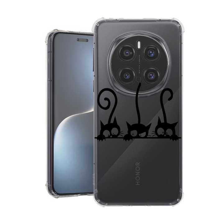 Силиконов калъф BestCase за Honor Magic7 Pro, Cats, Air-Cushion Technology, 1.5MM Anti Shock, 1926356 AS 1667
