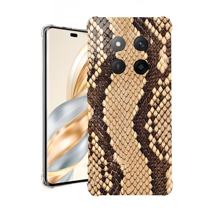 Силиконов калъф BestCase за Honor Magic7 Lite, Snake Skin Pattern, Air-Cushion Technology, 1.5MM Anti Shock, 1926355 AS 898