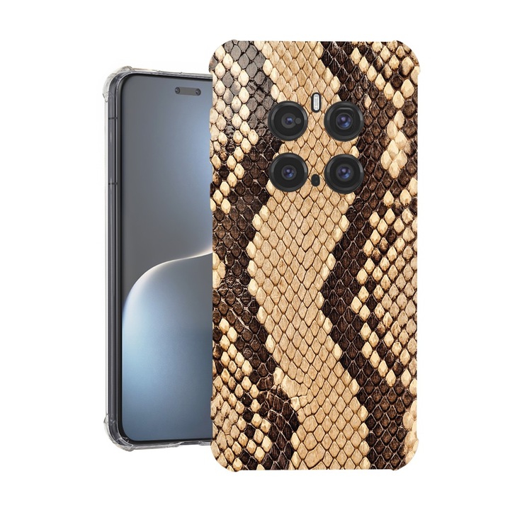 Силиконов калъф BestCase за Honor Magic7 Pro, Snake Skin Pattern, Air-Cushion Technology, 1.5MM Anti Shock, 1926356 AS 898