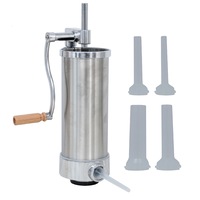 aparat umplut carnati 3kg inox 4 palnii incluse masina manuala verticala imagen 2_2_
0