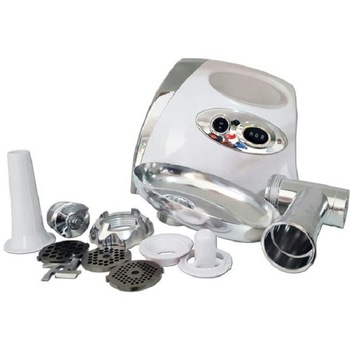 Masina de tocat carne electrica 1200W 90Kg / Ora alba, tava inox , accesoriu carnati, complet accesorizata, Model 2019 Masina de tocat carne electrica 1200W 90Kg / Ora alba, tava inox , accesoriu carnati, complet accesorizata, Model 2019