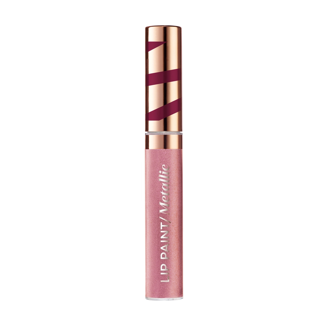 Ruj lichid metalic L'Oreal Paris Merry Metals Lip Paint Metallic, Pixie
