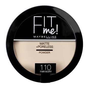 Pudra compacta Maybelline Fit Me Matte & Poreless 110 Fair Ivory, 14g Pudra compacta Maybelline Fit Me Matte & Poreless 110 Fair Ivory, 14g