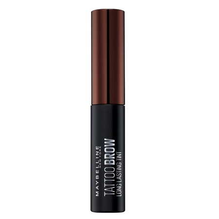 Vopsea gel pentru sprancene Maybelline NY Tattoo Brow Peel-off Tint, Dark Brown, 4.9 g