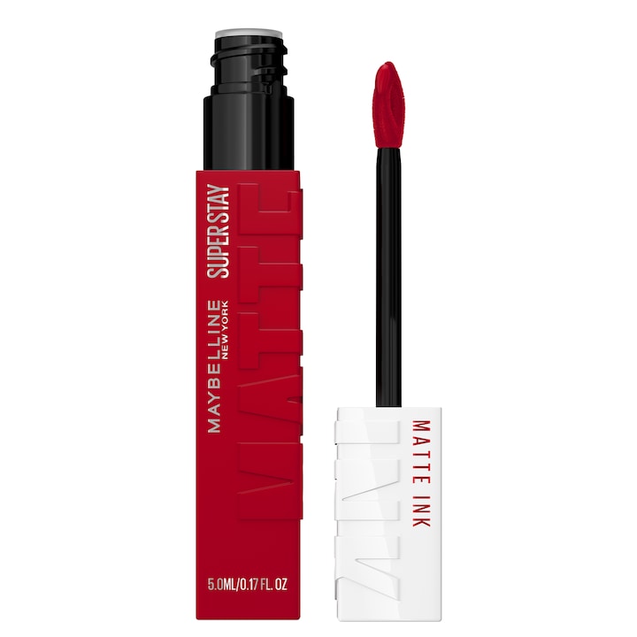 Ruj lichid mat rezistent la transfer Maybelline New York Superstay Matte 20 Pioneer, 5 ml