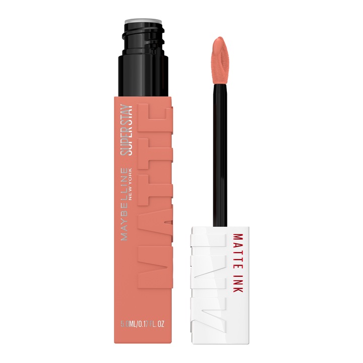 Ruj lichid mat rezistent la transfer Maybelline New York Superstay Matte 5 Loyalist, 5 ml