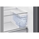 Хладилник Side by side Samsung RS90F65EDTEO, 621 л, 9" AI Home, SmartThings AI Energy, Full No Frost, Mono & Metal Cooling, Диспенсър за вода/лед, Цифров AI инверторен компресор, Клас D, В 178.4 см, Inox