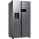 Хладилник Side by side Samsung RS90F65EDTEO, 621 л, 9" AI Home, SmartThings AI Energy, Full No Frost, Mono & Metal Cooling, Диспенсър за вода/лед, Цифров AI инверторен компресор, Клас D, В 178.4 см, Inox