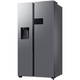 Хладилник Side by side Samsung RS90F65EDTEO, 621 л, 9" AI Home, SmartThings AI Energy, Full No Frost, Mono & Metal Cooling, Диспенсър за вода/лед, Цифров AI инверторен компресор, Клас D, В 178.4 см, Inox