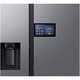 Хладилник Side by side Samsung RS90F65EDTEO, 621 л, 9" AI Home, SmartThings AI Energy, Full No Frost, Mono & Metal Cooling, Диспенсър за вода/лед, Цифров AI инверторен компресор, Клас D, В 178.4 см, Inox
