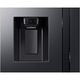 Хладилник Side by side Samsung Family Hub RS90F66BEFEO, 614 л, 21,5" екран, SmartThings AI Energy, Full No Frost, Twin & Metal Cooling, Диспенсър за вода/лед, Цифров AI инверторен компресор, Клас E, H 178,4 см, Inox/Черен