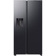 Side by side Samsung RS80F66KBFEO, 634 l, SmartThings AI Energy, Full No Frost, Twin & Metal Cooling, Dozator de apa/gheata, Compresor Digital Inverter, Clasa B, H 178.4 cm, Inox negru