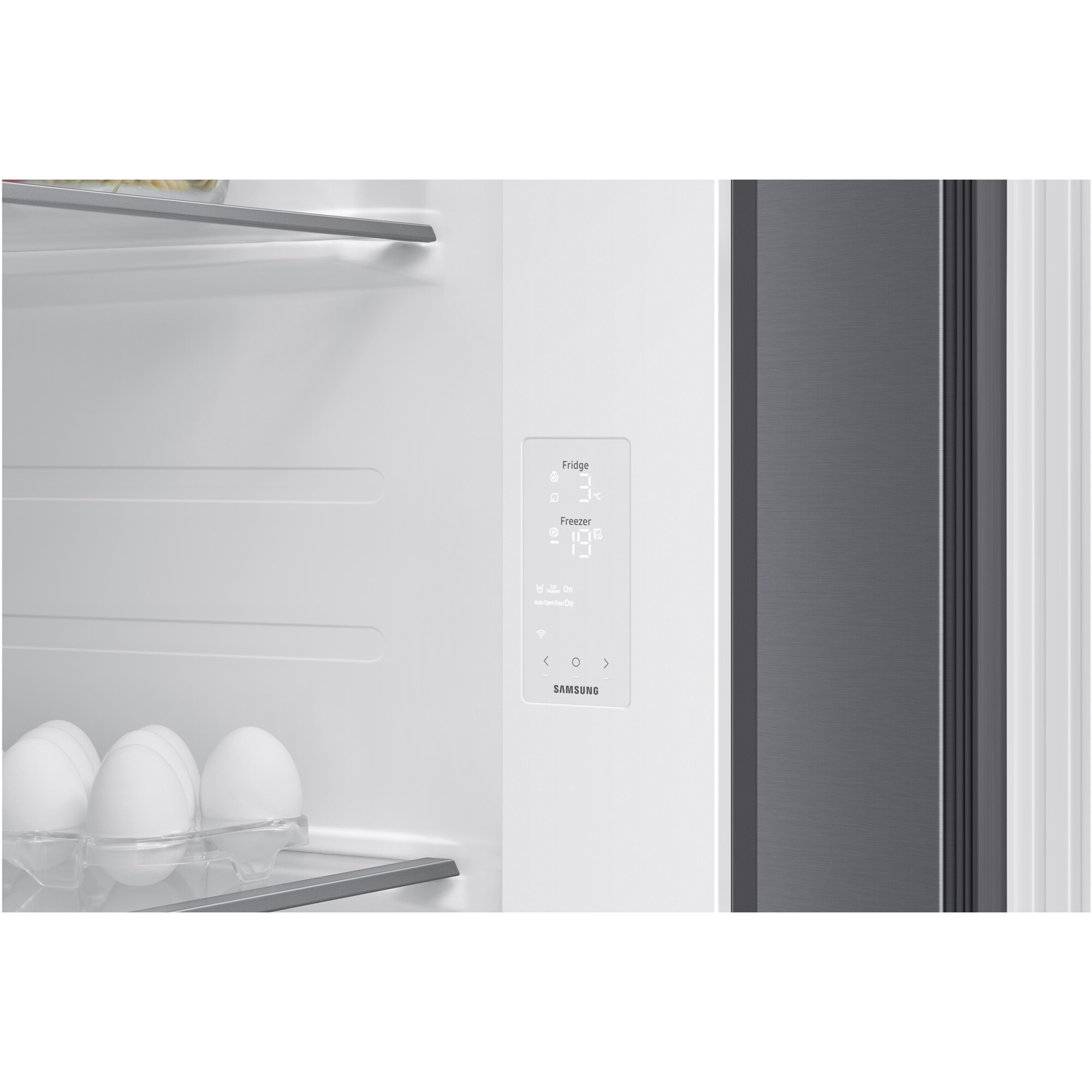 Side by side Samsung RS80F67KCTEO, 634 l, SmartThings AI Energy