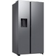 Хладилник Side by side Samsung RS80F67KCTEO, 634 л, SmartThings AI Energy, Full No Frost, Twin & Metal Cooling, Диспенсър за вода/лед, Цифров инверторен компресор, Клас C, H 178,4 см, Inox