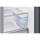 Хладилник Side by side Samsung RS80F67KCTEO, 634 л, SmartThings AI Energy, Full No Frost, Twin & Metal Cooling, Диспенсър за вода/лед, Цифров инверторен компресор, Клас C, H 178,4 см, Inox