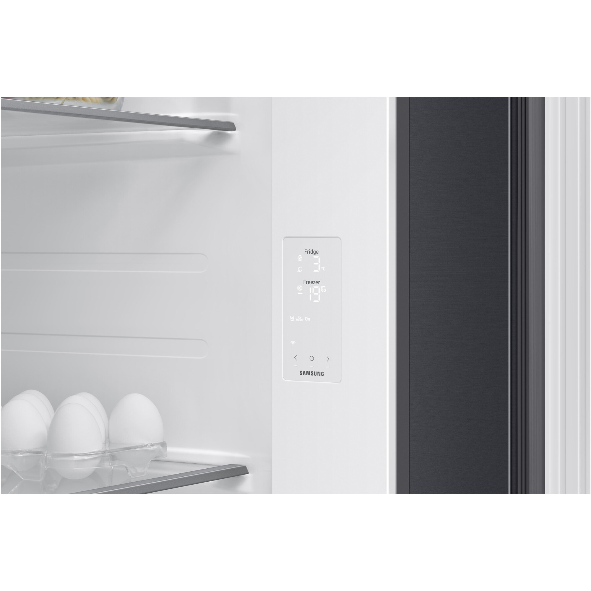 Side by side Samsung RS70F65KEFEO, 640 l, SmartThings AI Energy