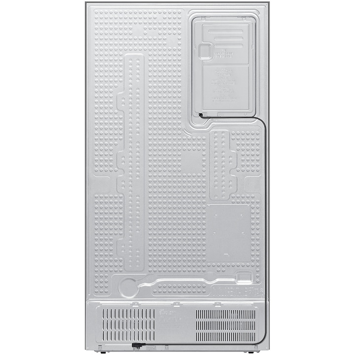 Side by side Samsung RS70F65QETEO, 659 l, SmartThings AI Energy, Full No Frost, Mono Cooling, Compresor Digital Inverter, Clasa E, H 178.4 cm, Inox