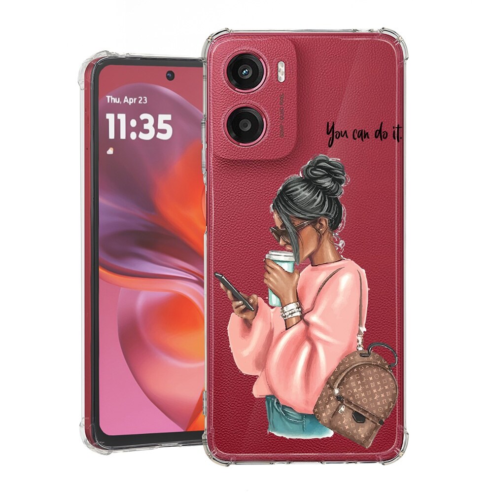 BestCase® Husa pentru Motorola Moto G05, Anti Shock 1.5MM, Shopping Girl, Protectie camera, ecran si colturi, 1926357 AS 962