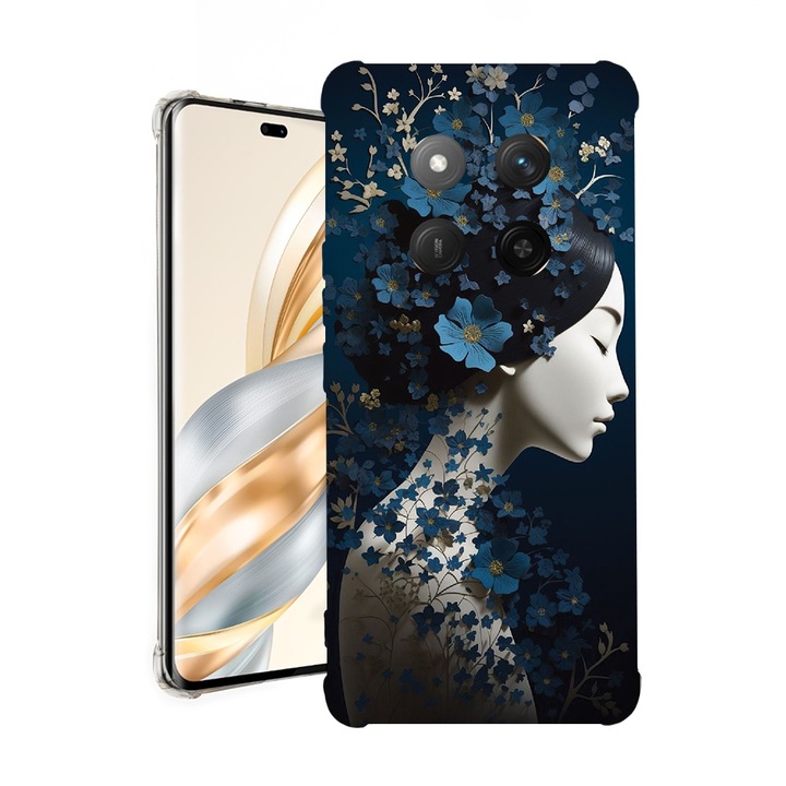 BestCase® Husa pentru Honor Magic7 Lite, Anti Shock 1.5MM, Thinking Girl, Protectie camera, ecran si colturi, 1926355 AS 1157