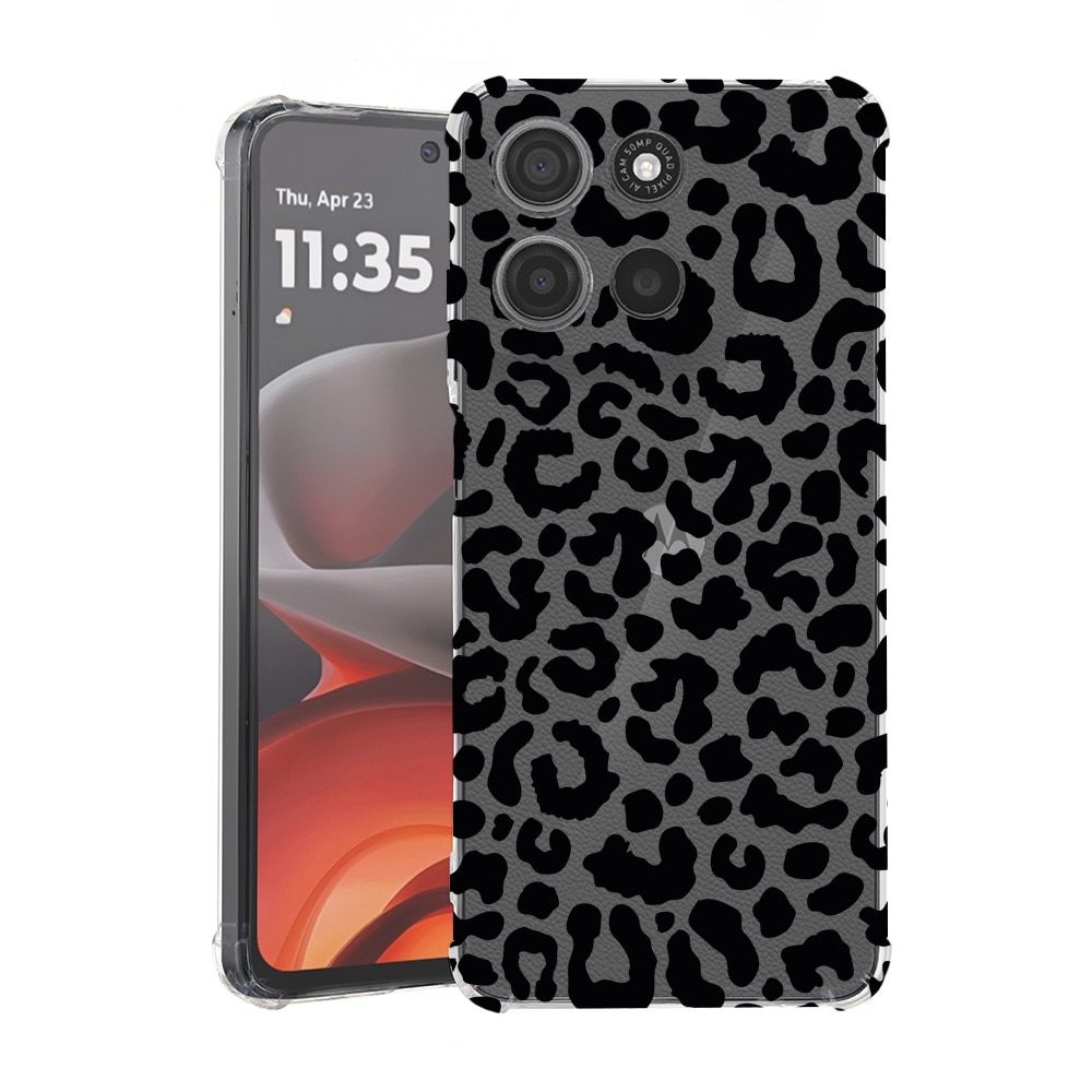 BestCase® Husa pentru Motorola Moto G15, Anti Shock 1.5MM, Leopard, Protectie camera, ecran si colturi, 1926358 AS 1057