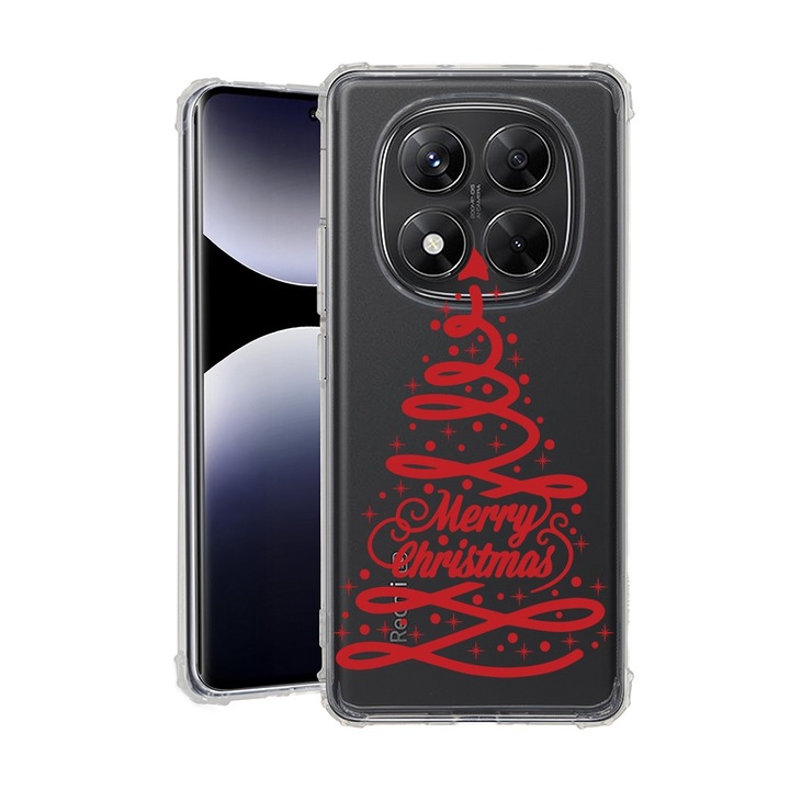 BestCase® Husa pentru Xiaomi Redmi Note 14 Pro Plus, Anti Shock 1.5MM, Christams Tree, Protectie camera, ecran si colturi, 1938410 AS 1600