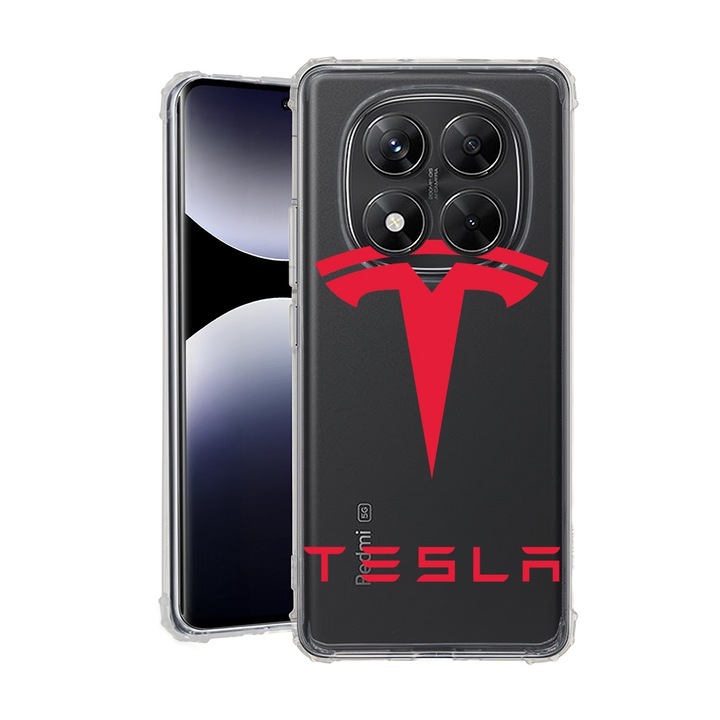 BestCase® Husa pentru Xiaomi Redmi Note 14 Pro Plus, Anti Shock 1.5MM, Tesla Red, Protectie camera, ecran si colturi, 1938410 AS 1711