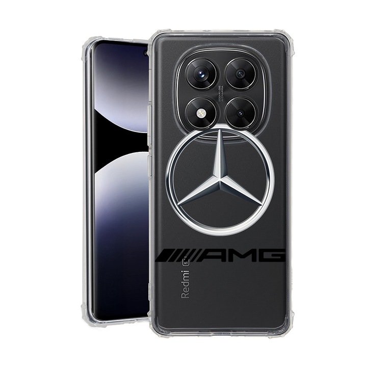 BestCase® Husa pentru Xiaomi Redmi Note 14 Pro Plus, Anti Shock 1.5MM, Mercedes-Benz AMG, Protectie camera, ecran si colturi, 1938410 AS 1732