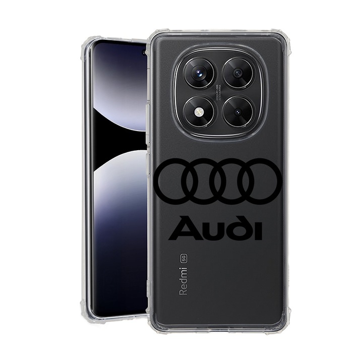 BestCase® Husa pentru Xiaomi Redmi Note 14 Pro Plus, Anti Shock 1.5MM, Audi, Protectie camera, ecran si colturi, 1938410 AS 1754