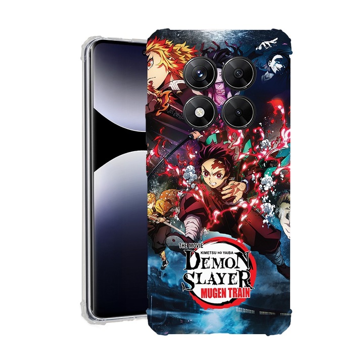 BestCase® Husa pentru Xiaomi Redmi Note 14 Pro Plus, Anti Shock 1.5MM, Demon Slayer, Protectie camera, ecran si colturi, 1938410 AS 1702