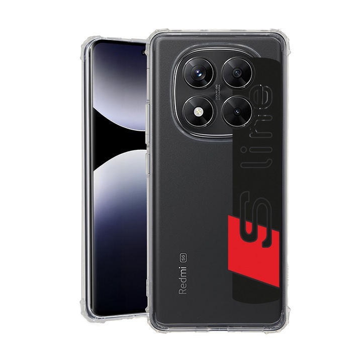 BestCase® Husa pentru Xiaomi Redmi Note 14 Pro Plus, Anti Shock 1.5MM, Audi S Line, Protectie camera, ecran si colturi, 1938410 AS 1757