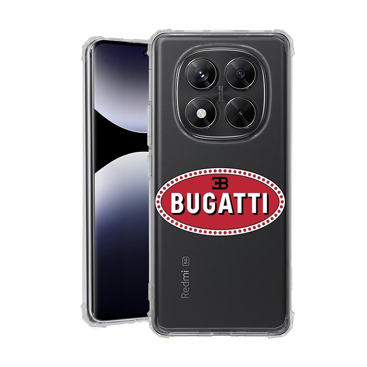 BestCase® Husa pentru Xiaomi Redmi Note 14 Pro Plus, Anti Shock 1.5MM, Bugatti, Protectie camera, ecran si colturi, 1938410 AS 1776