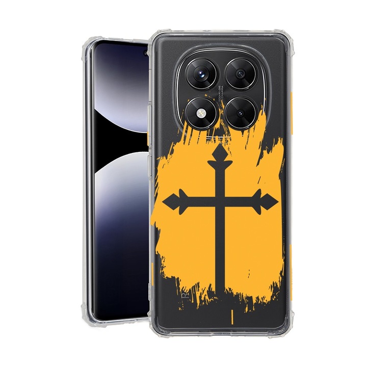 BestCase® Husa pentru Xiaomi Redmi Note 14 Pro Plus, Anti Shock 1.5MM, Cross, Protectie camera, ecran si colturi, 1938410 AS 1784