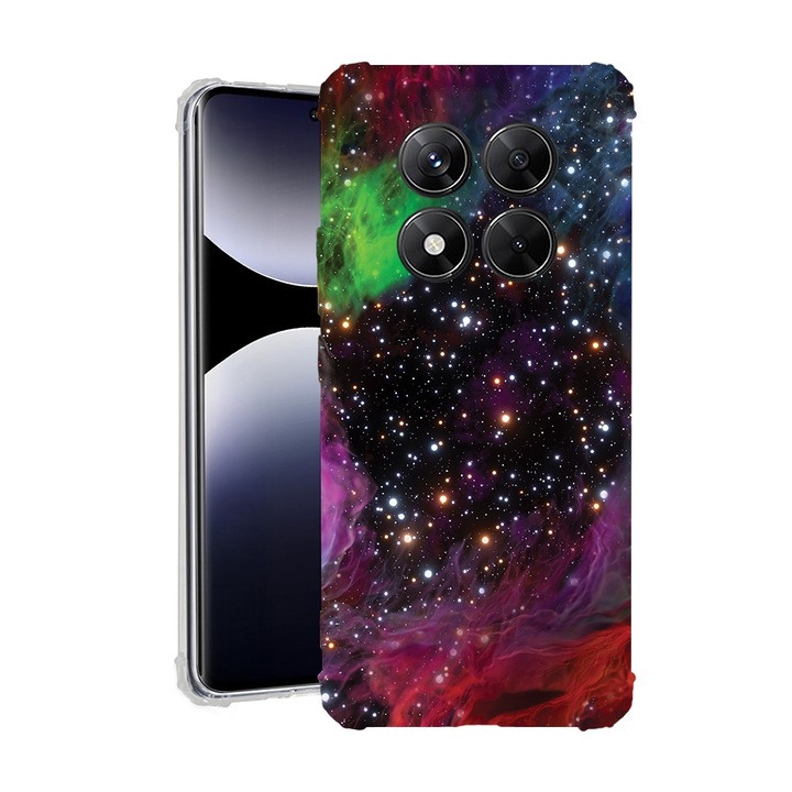 BestCase® Husa pentru Xiaomi Redmi Note 14 Pro 5G, Anti Shock 1.5MM, Galaxies, Protectie camera, ecran si colturi, 1938409 AS 1344