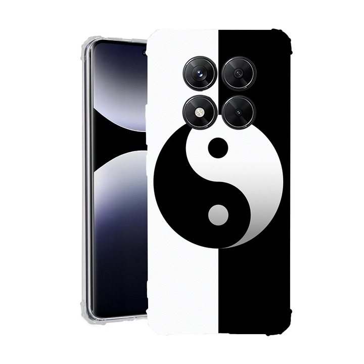 BestCase® Husa pentru Xiaomi Redmi Note 14 Pro Plus, Anti Shock 1.5MM, Yin Yang, Protectie camera, ecran si colturi, 1938410 AS 1181