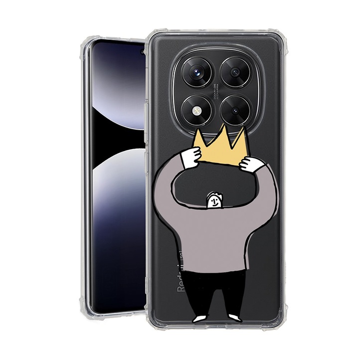 BestCase® Husa pentru Xiaomi Redmi Note 14 Pro 5G, Anti Shock 1.5MM, King, Protectie camera, ecran si colturi, 1938409 AS 1490