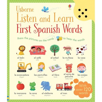 Listen and Learn Spanish Words - Carte Usborne (2+) Listen and Learn Spanish Words - Carte Usborne (2+)