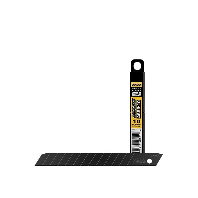 Lame De 9mm Model ASBB-10 Negre, 10buc/Set