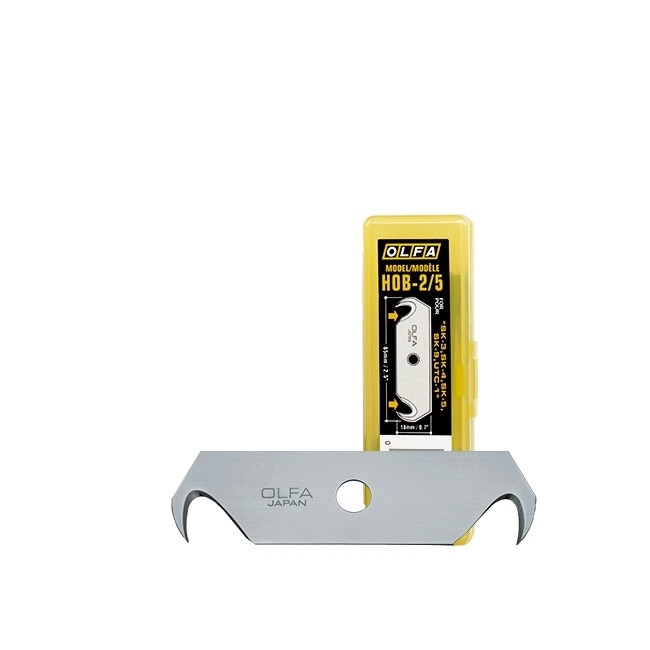 Set de 5 lame pentru cutite - cuttere industriale, Model HOB-2/5, Olfa