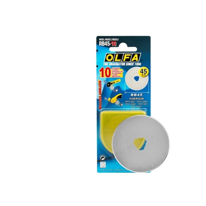 Lame Circulare Model RB-45-10, 10buc/Set, Olfa