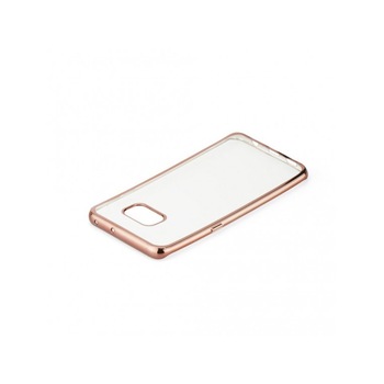Husa Huawei P10 Plus elcetro jelly silicon rosu auriu Husa Huawei P10 Plus elcetro jelly silicon rosu auriu