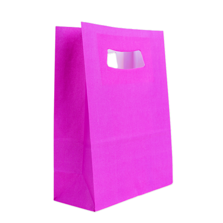 Punga cadou hartie EWS, violet, 18x9x25cm, set 10 bucati