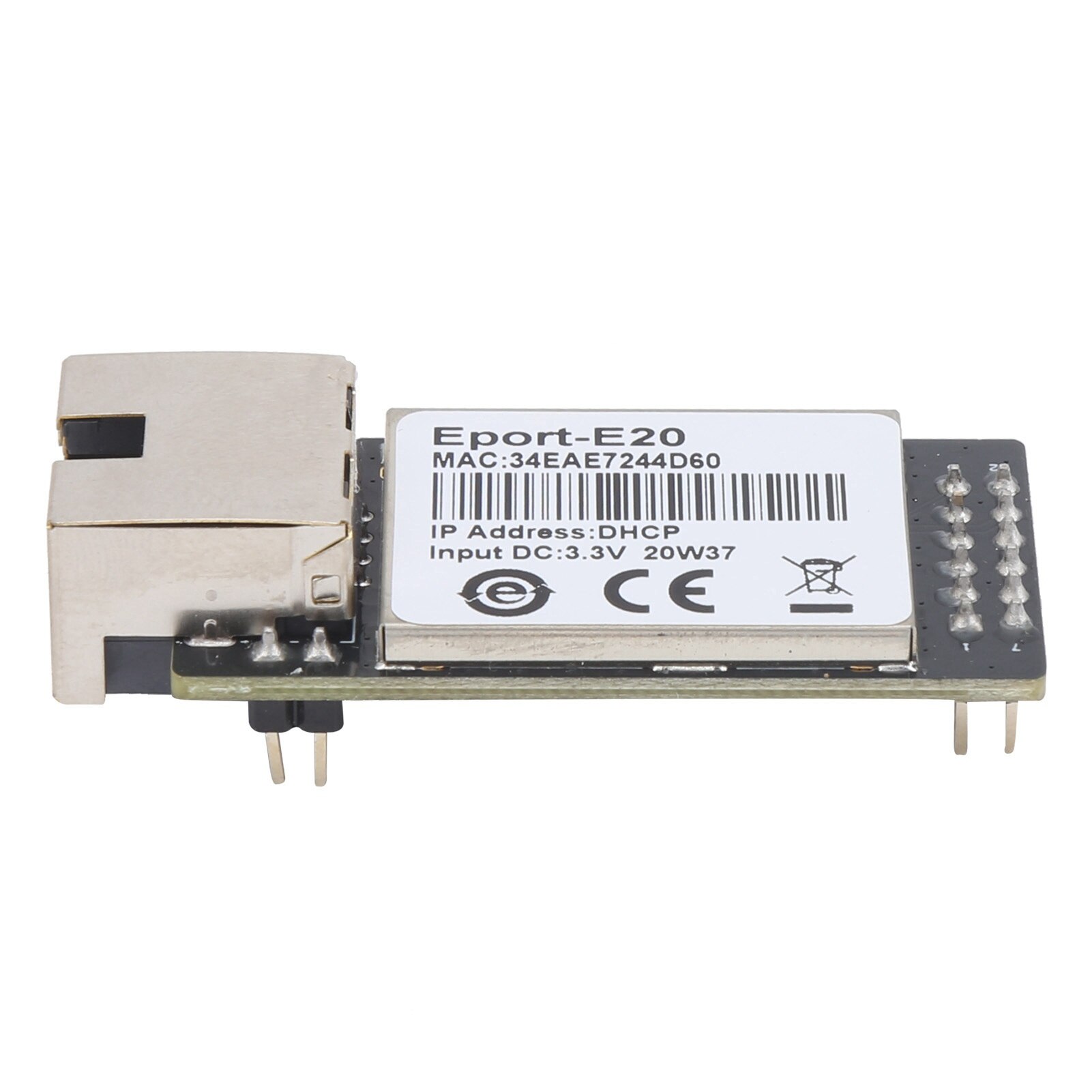 Serdes Rj45 Module Modul serial la Ethernet Enforose, RJ45, 10/100M, plastic, pentru ...