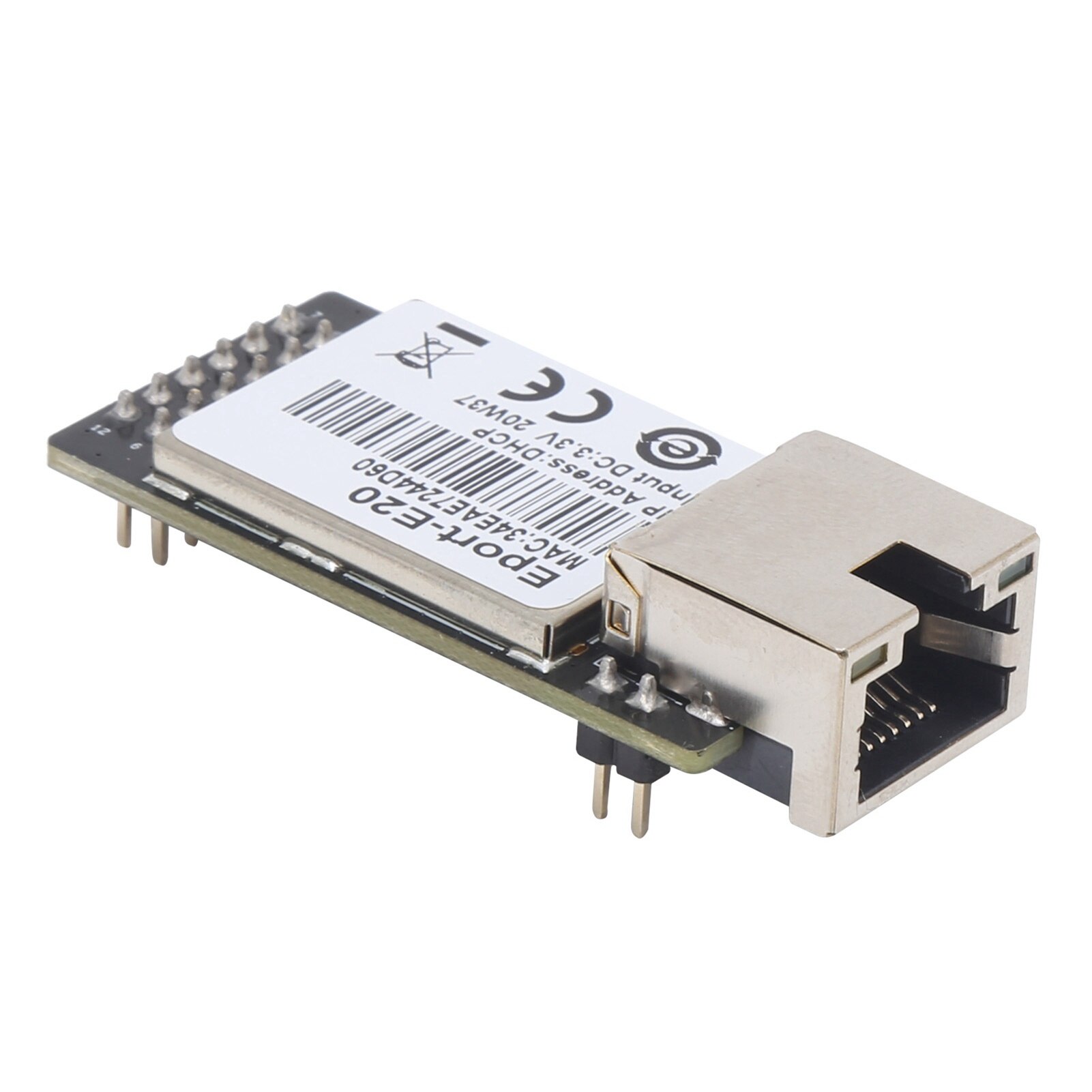 Serdes Rj45 Module Modul serial la Ethernet Enforose, RJ45, 10/100M, plastic, pentru ...